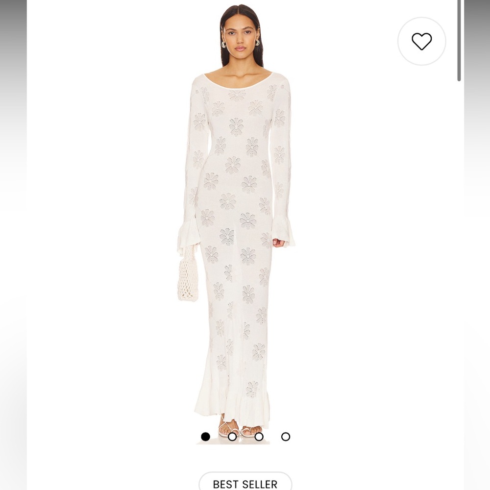 Asta Resort Rafaella Dress in Venetian White Size Small